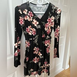 Tilly’s Floral Cross Tie Dress